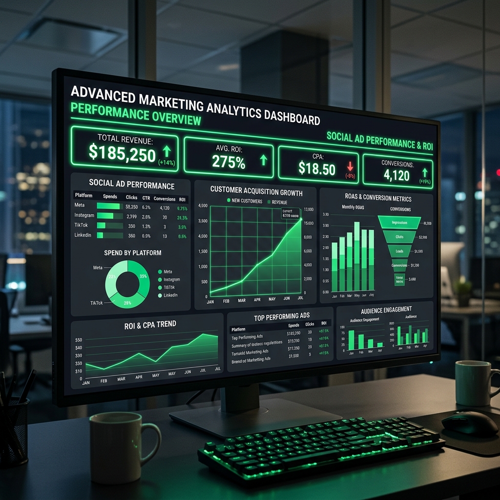 Digital Marketing Analytics & Growth Dashboard